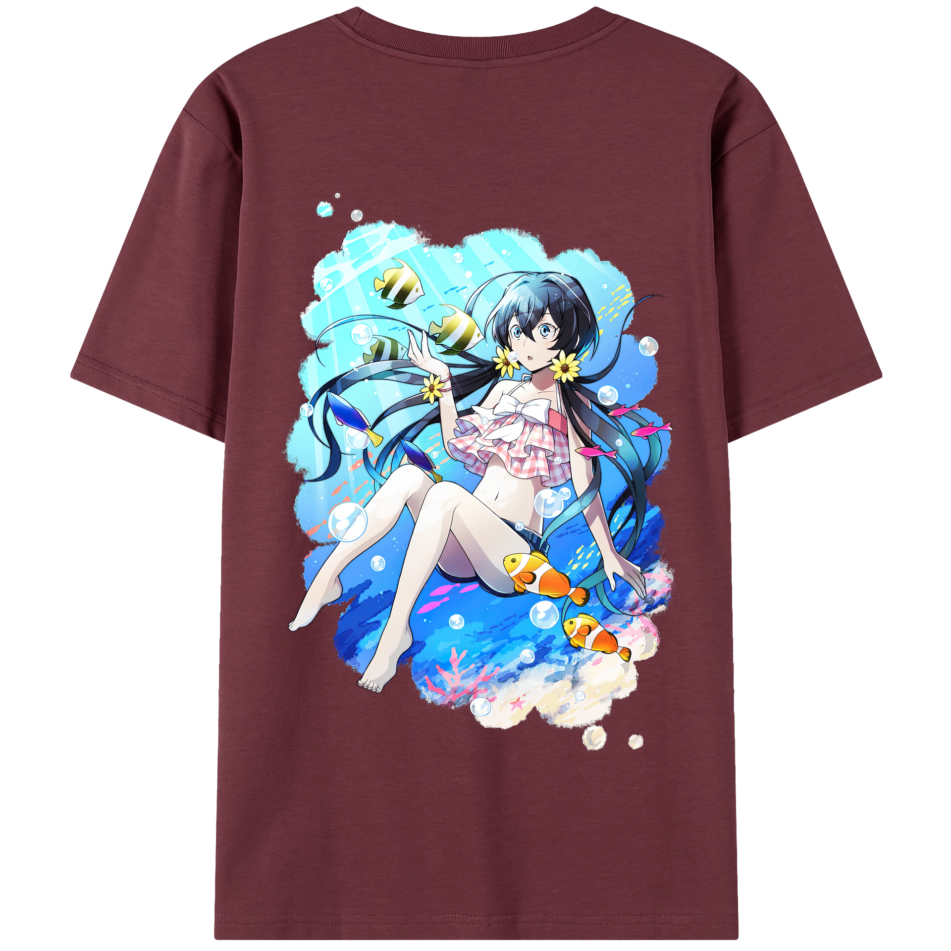 （画像用） 文豪ストレイドッグス Bungo Stray Dogs 綿100％半袖Tシャツ（背面プリント）